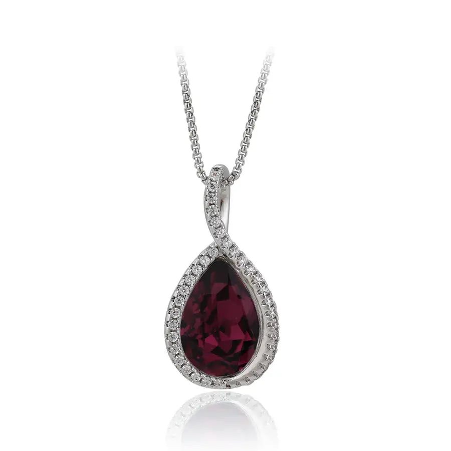 Elegant European Crystal Pendant Necklace for Women