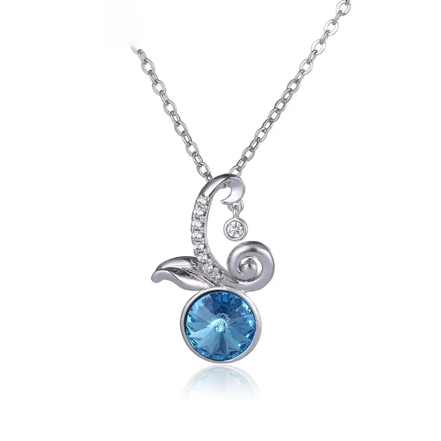 Elegant Korean Crystal Necklace – Bridal Wedding Gift