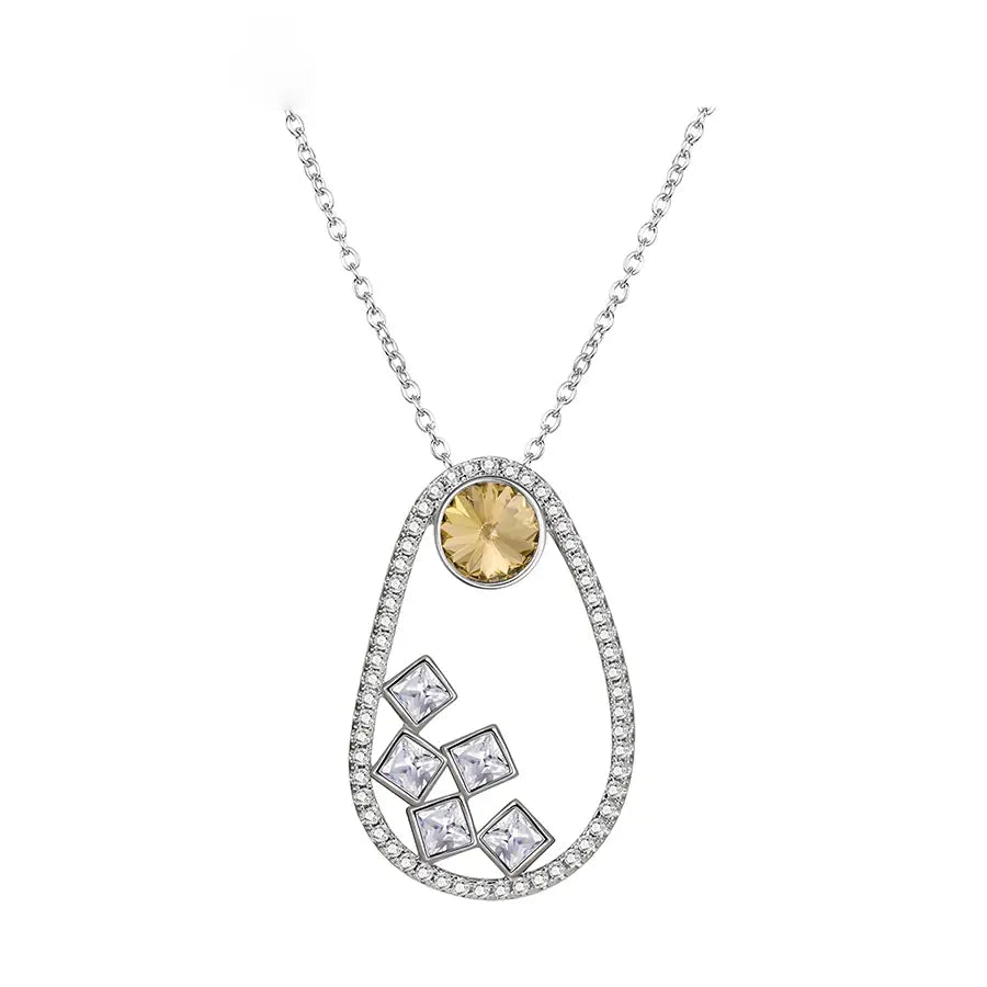 Fashion Jewelry Crystal Pendant Necklace – Perfect Birthday Gift