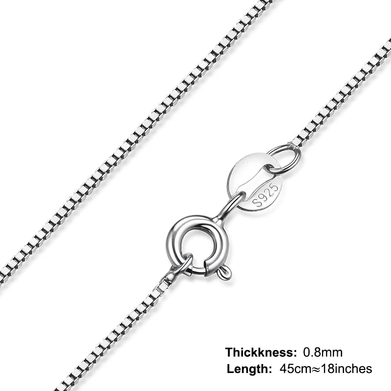 Sterling Silver Necklace – Twisted, Belcher, Snake, Singapore Chains