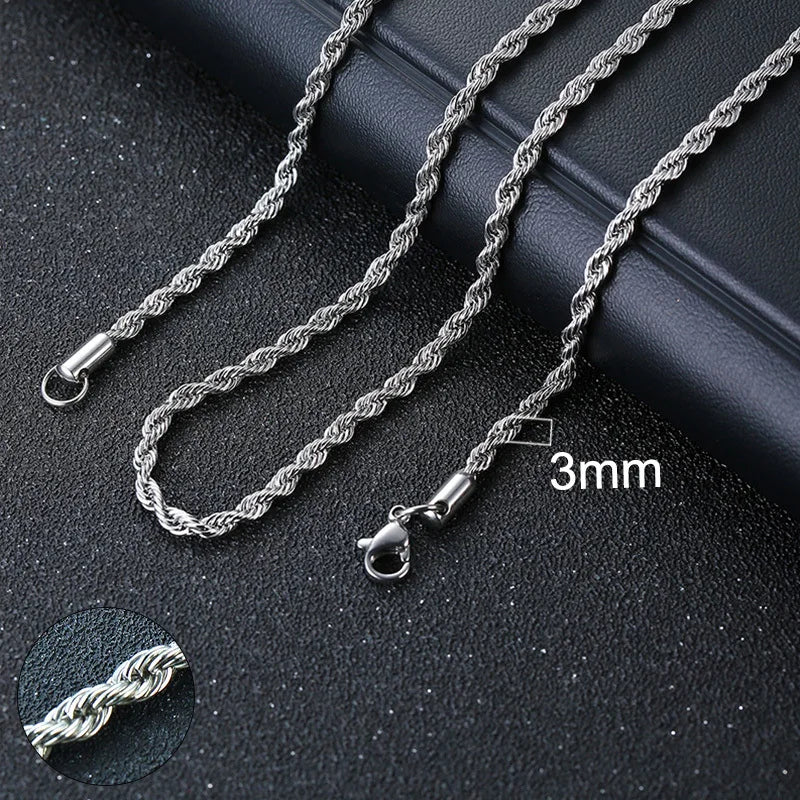 Cuban Chain Necklace for Men & Women – Gold Stainless Steel Curb Choker