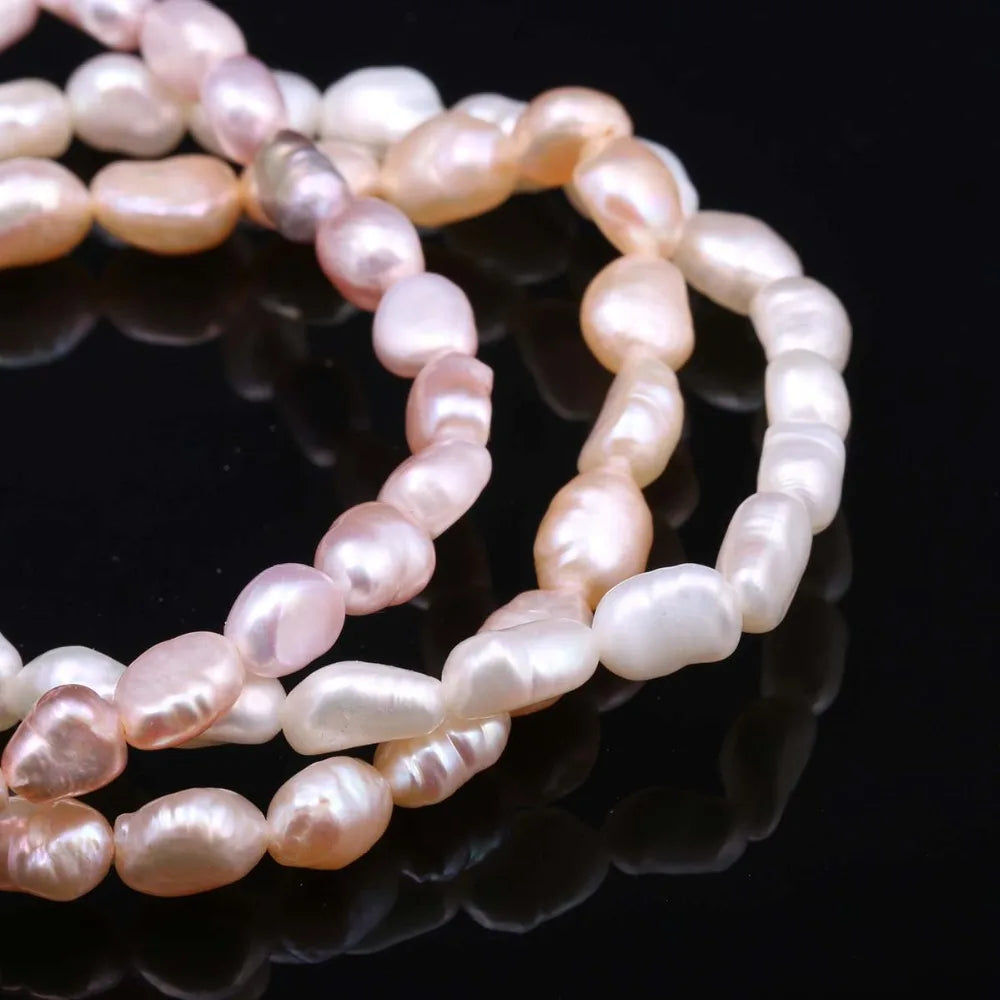 Elegant Natural Freshwater Pearl Stretch Bracelet for Women