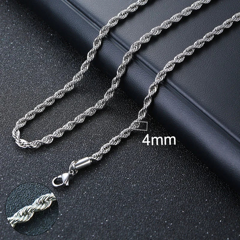 Cuban Chain Necklace for Men & Women – Gold Stainless Steel Curb Choker