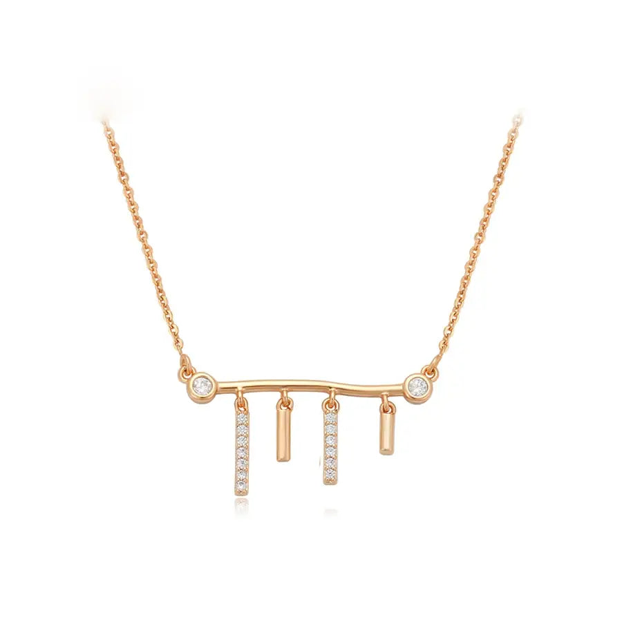 Gold-Tone Pendant Necklace – Women's Party Gift