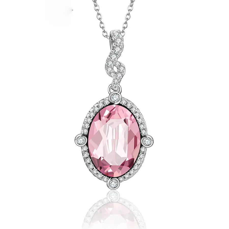 Stylish Shining Crystal Pendant Necklace for Women