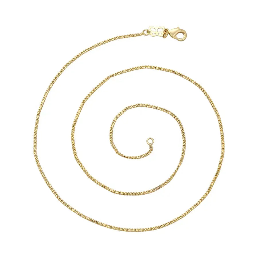 Women's Light Gold Chain Necklace – Simple Copper Alloy Jewelry