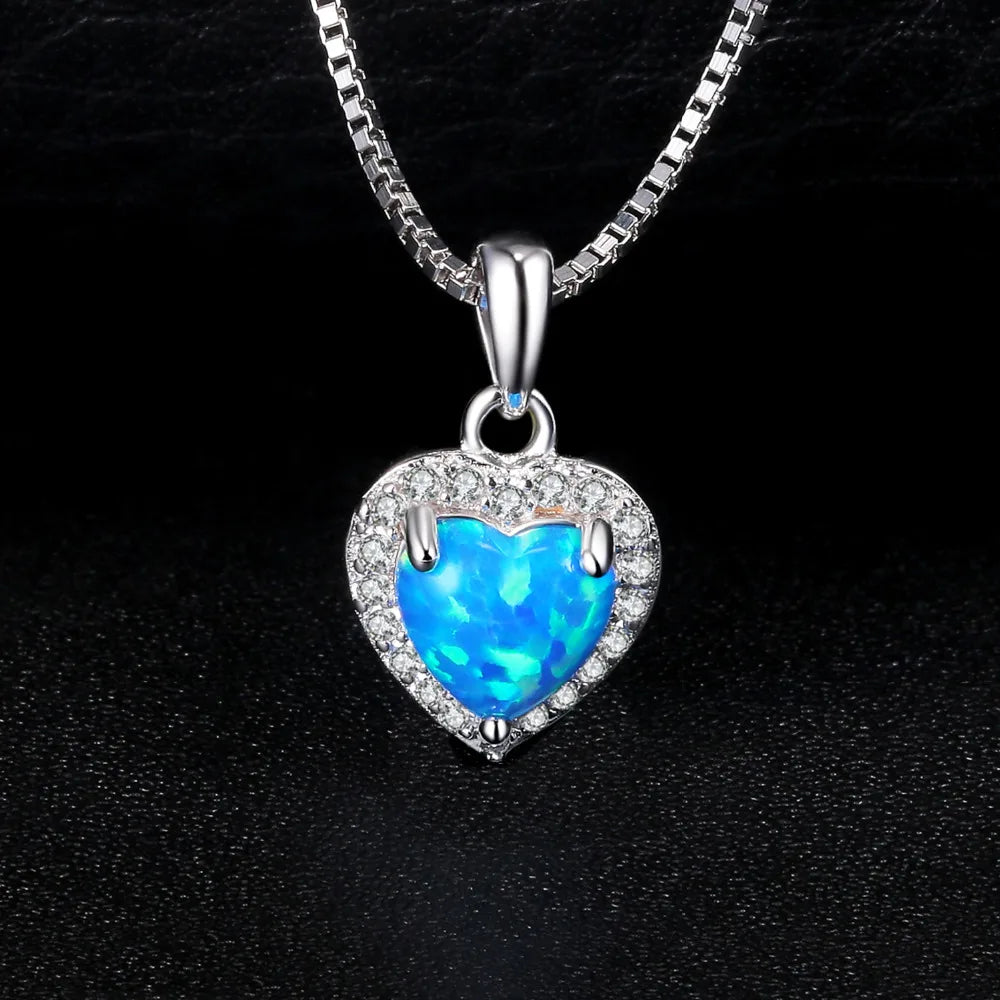 Heart Pendant Necklace – Sterling Silver, Women’s Fashion Jewelry