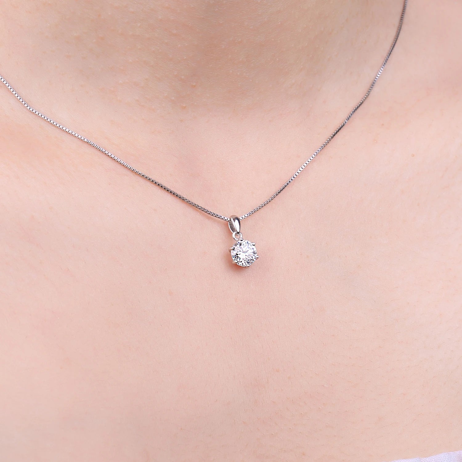 Sterling Silver Pendant Necklace for Women – No Chain