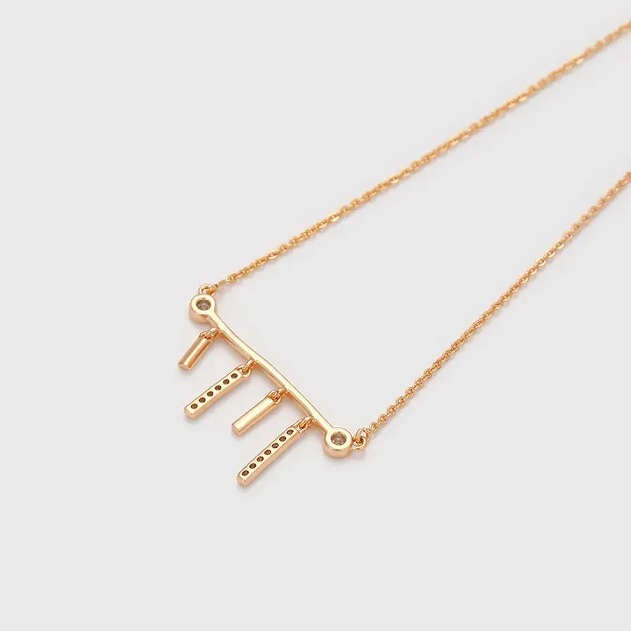 Gold-Tone Pendant Necklace – Women's Party Gift