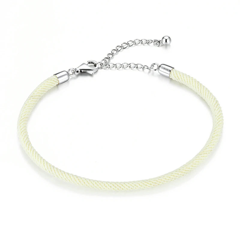 Silver & Black Braided Bracelet – Multicolor DIY Fashion Jewelry