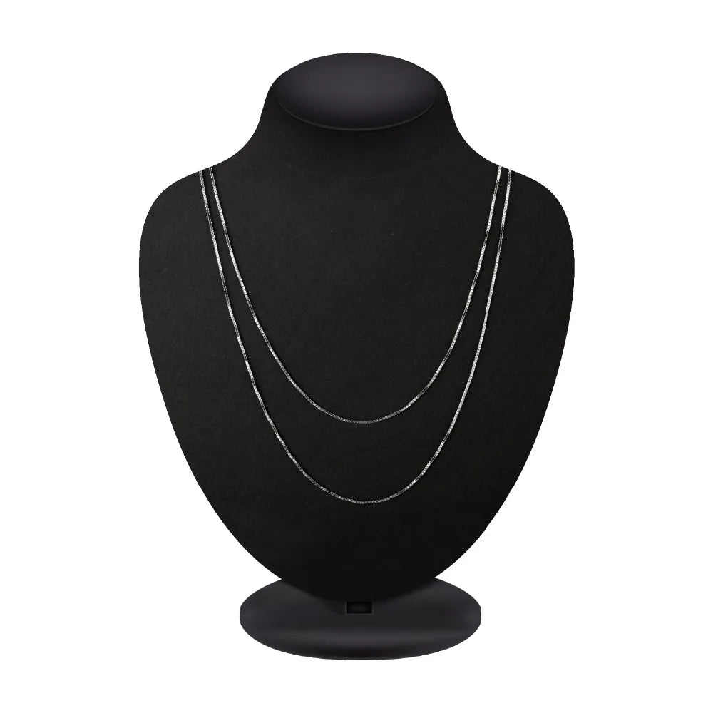 Sterling Silver Necklace – Twisted, Belcher, Snake, Singapore Chains