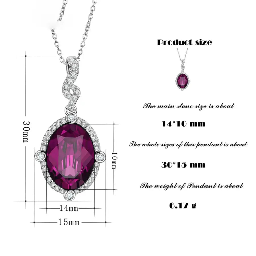 Stylish Shining Crystal Pendant Necklace for Women