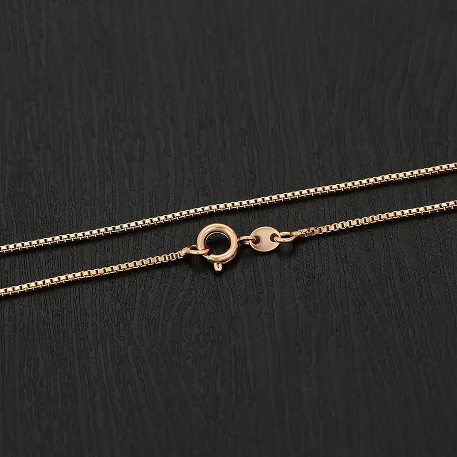 Trendy Charm Box Chain Pendant Necklace for Women