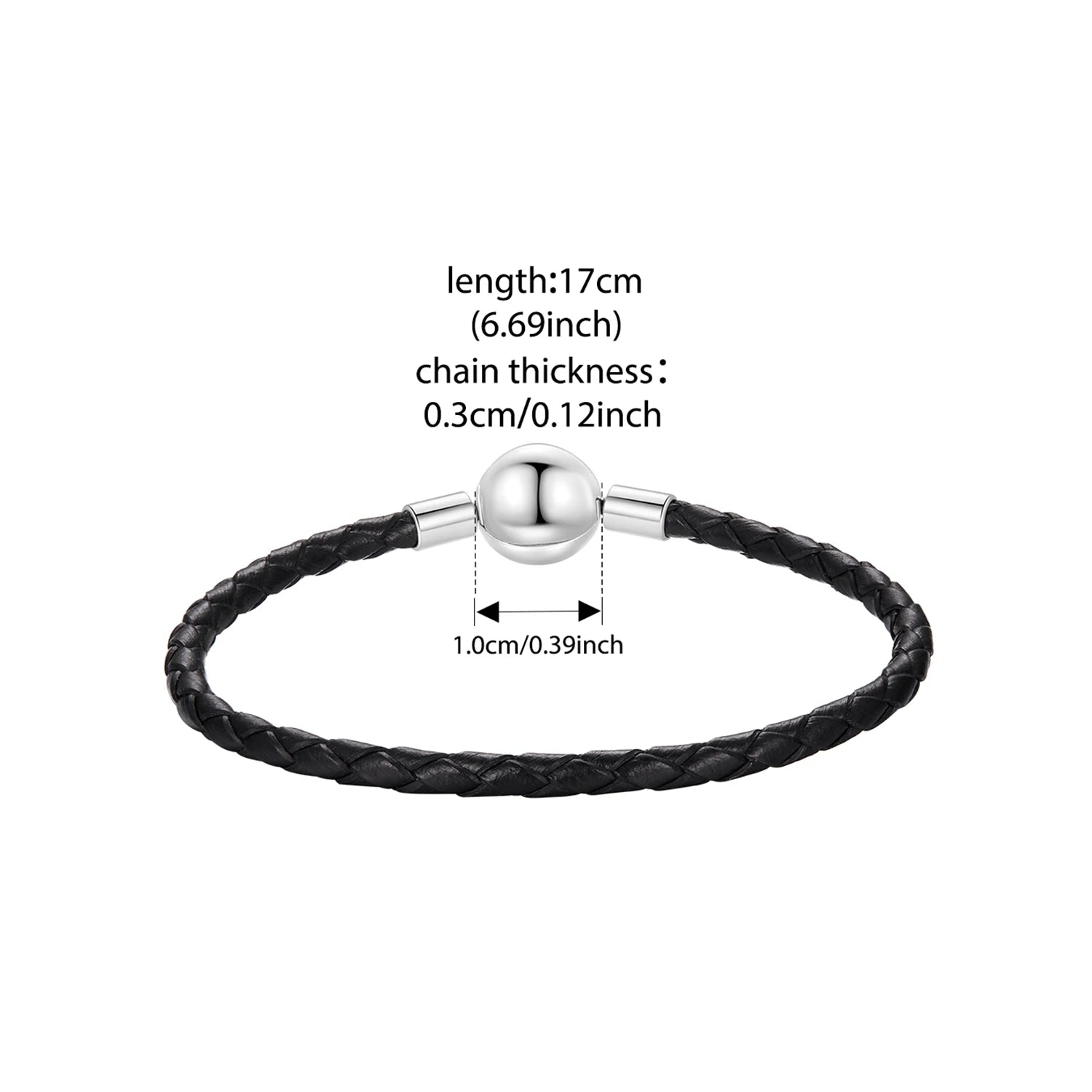 Retro Leather & Red Rope Woven Bracelet – Lucky Charm DIY Jewelry