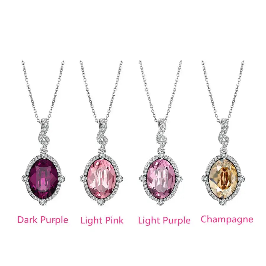 Stylish Shining Crystal Pendant Necklace for Women