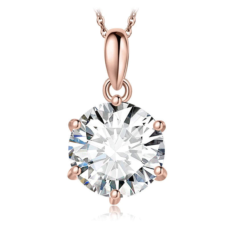 Sterling Silver Pendant Necklace for Women – No Chain