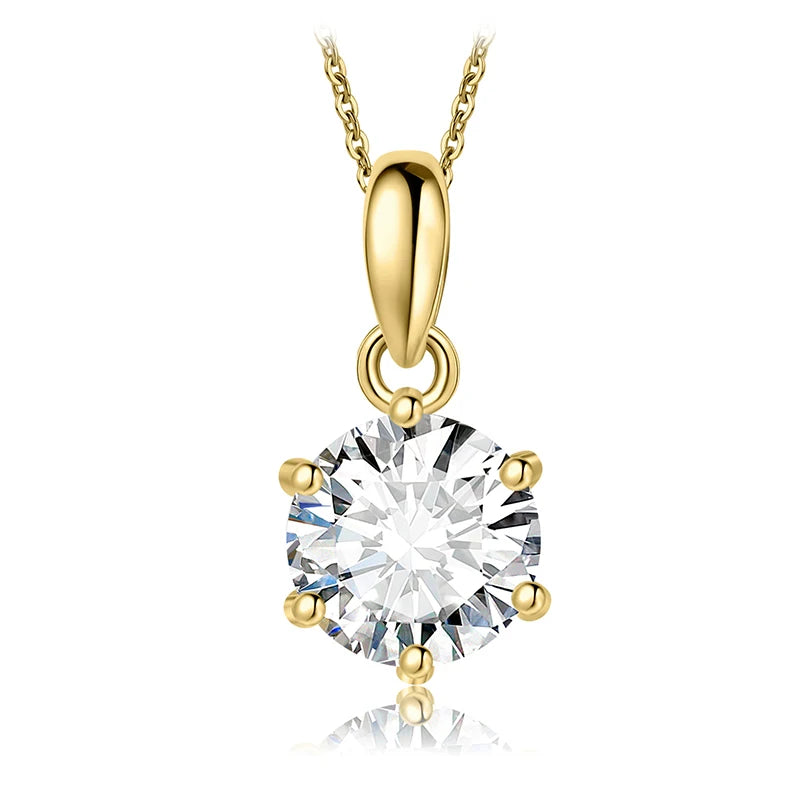 Sterling Silver Pendant Necklace for Women – No Chain