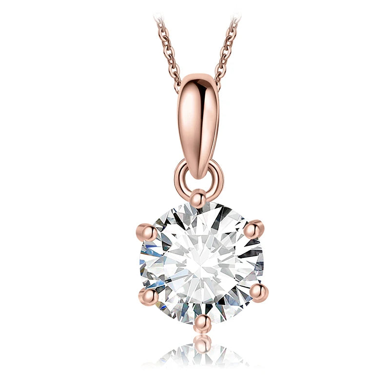 Sterling Silver Pendant Necklace for Women – No Chain
