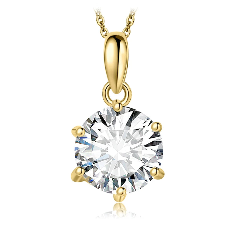 Sterling Silver Pendant Necklace for Women – No Chain