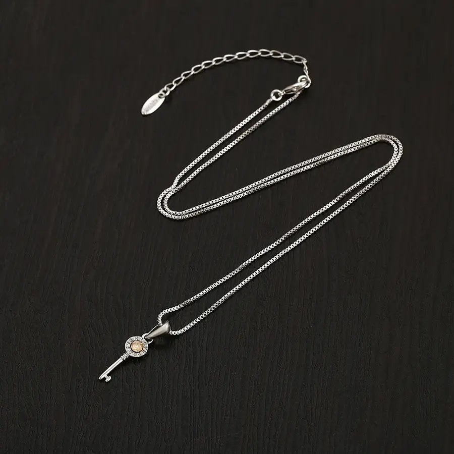 Jewelry Fashion New Crystals Pendant Necklaces for Girl Brithday Gift