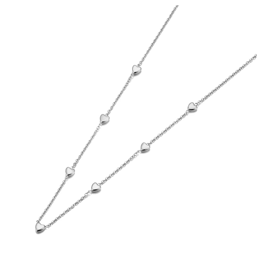 Lokaer 18K Gold Plated Mini Heart Chain Bracelet