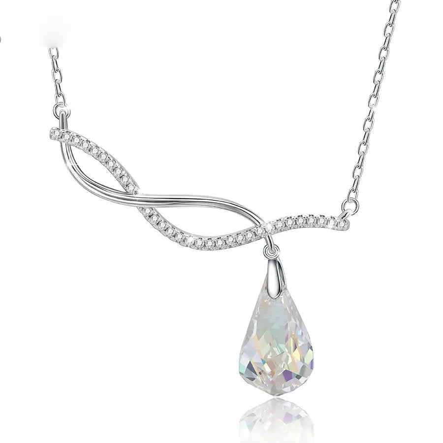 Lovely Crystal Necklace – Fashion Jewelry Gift for Family Birthdays