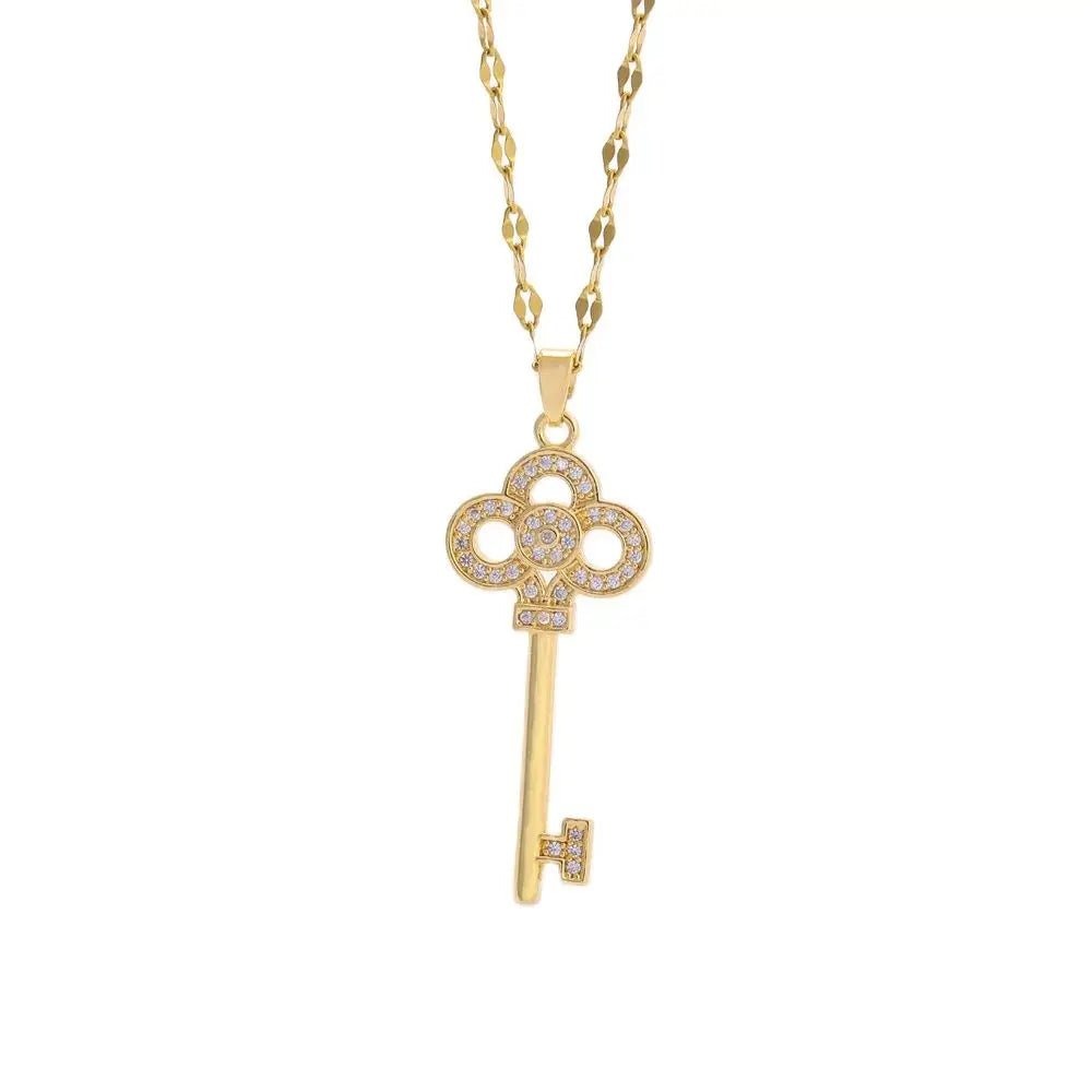 Romantic Open Heart Necklace for Women – Stainless Steel