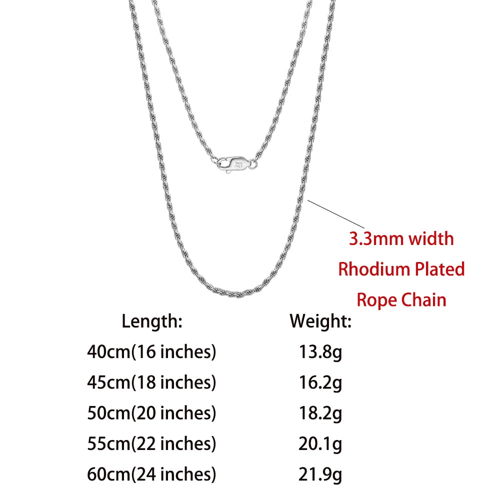 Gold Plated Sterling Silver Diamond-Cut Rope Necklace