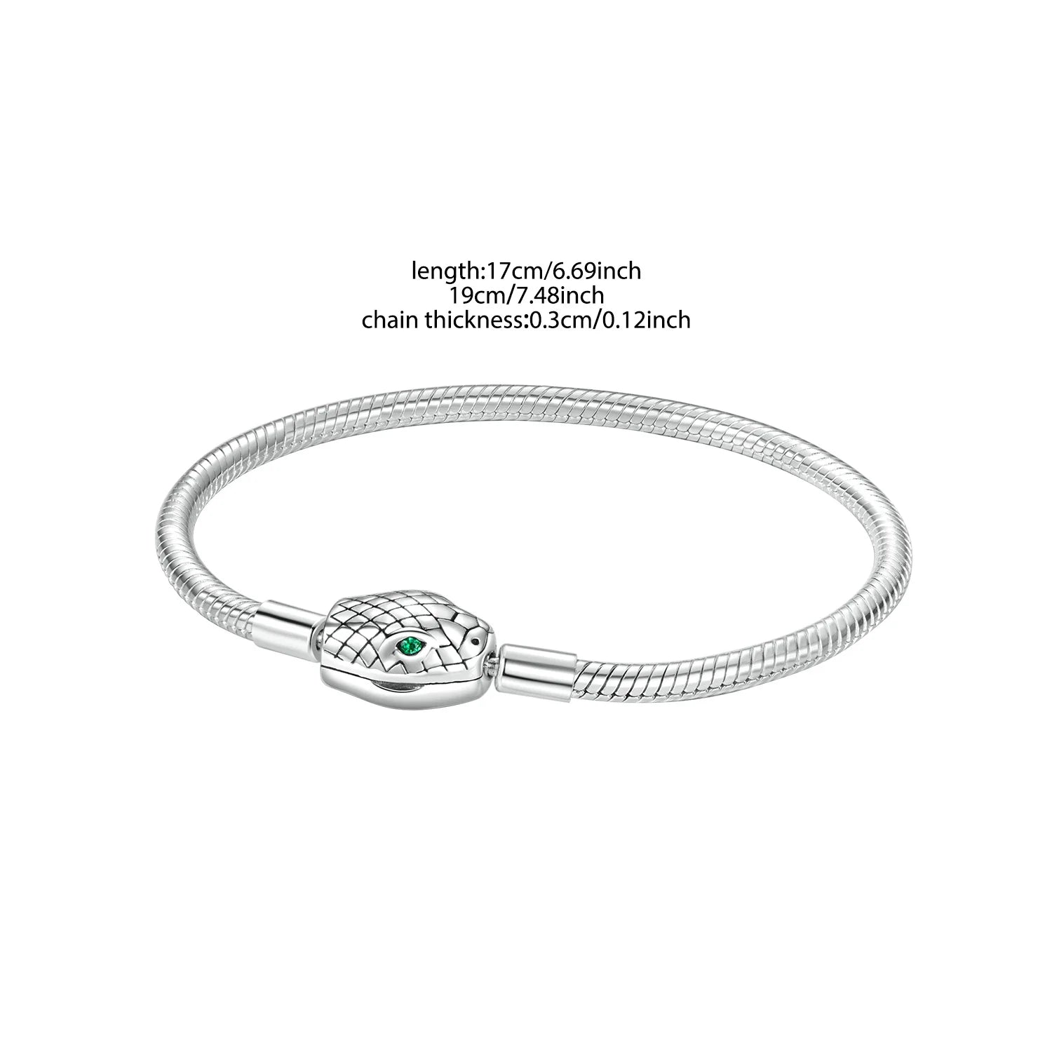 Silver Snake Chain Bracelet for Women – Trendy Party Jewelry Gift