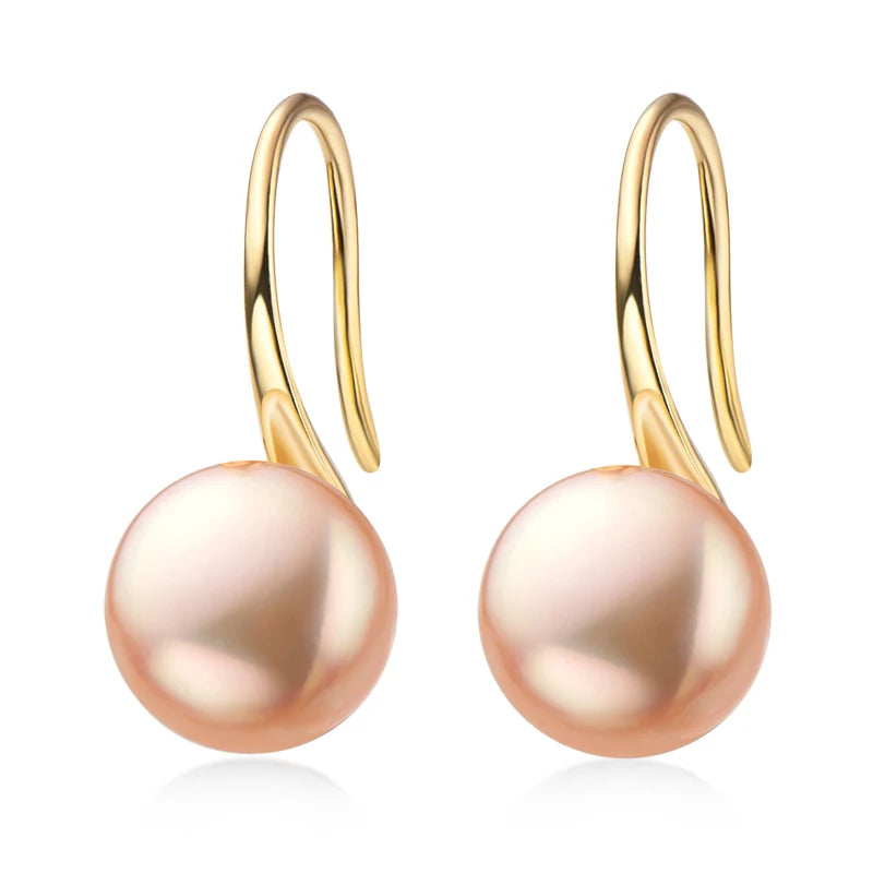 Natural Freshwater Pearl Earrings for Women – Elegant Jewelry Gift