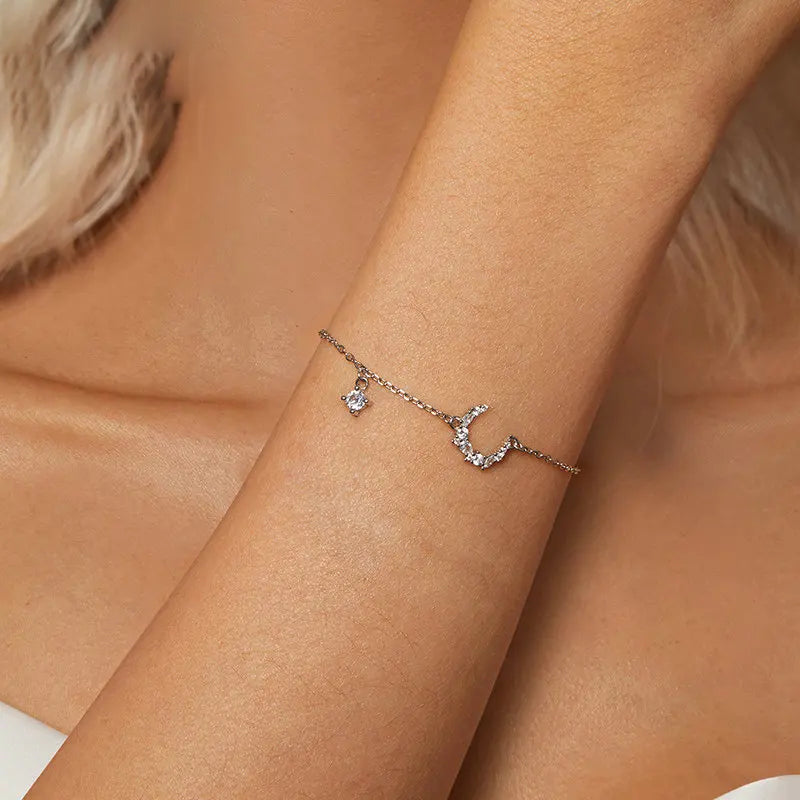 Sterling Silver Moonlight Bracelet for Women – Wedding & Birthday Gift