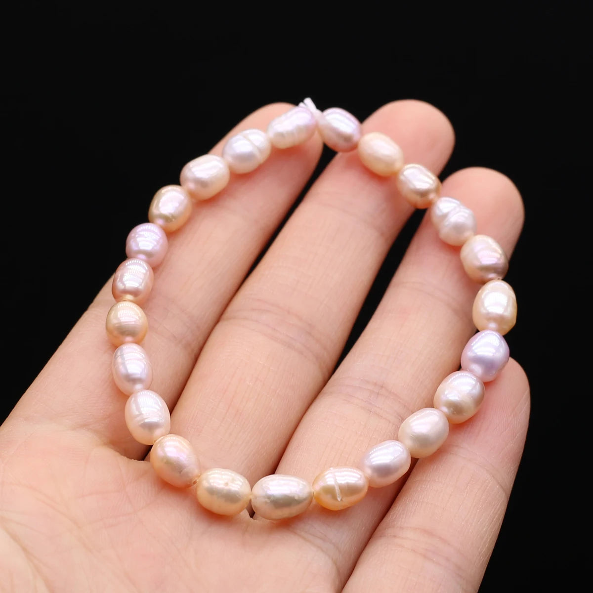 Elegant Natural Freshwater Pearl Stretch Bracelet for Women