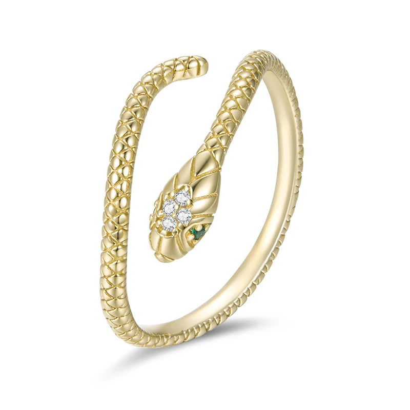 Women’s Adjustable Sterling Silver Zircon Stackable Engagement Ring