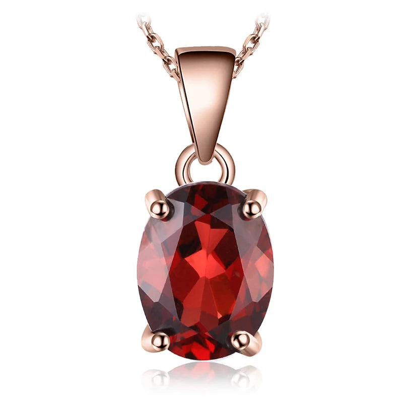 Multi-Gemstone Sterling Silver Pendant Necklace