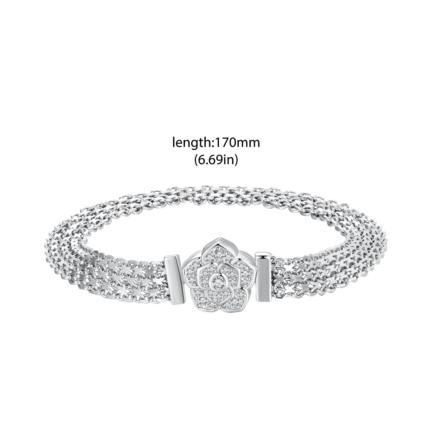 Sterling Silver Infinity Bracelet – Elegant Fashion Jewelry for Women