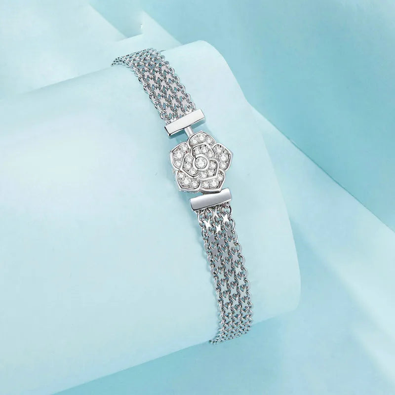 Sterling Silver Infinity Bracelet – Elegant Fashion Jewelry for Women