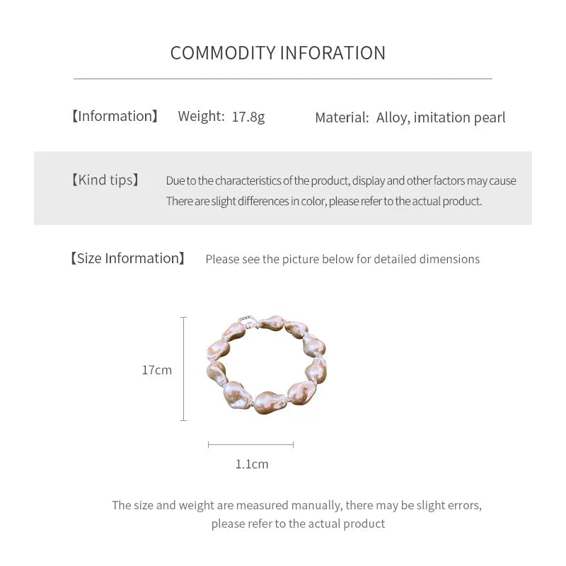 Exquisite Bridal Imitation Pearl Chain for Wedding Banquets