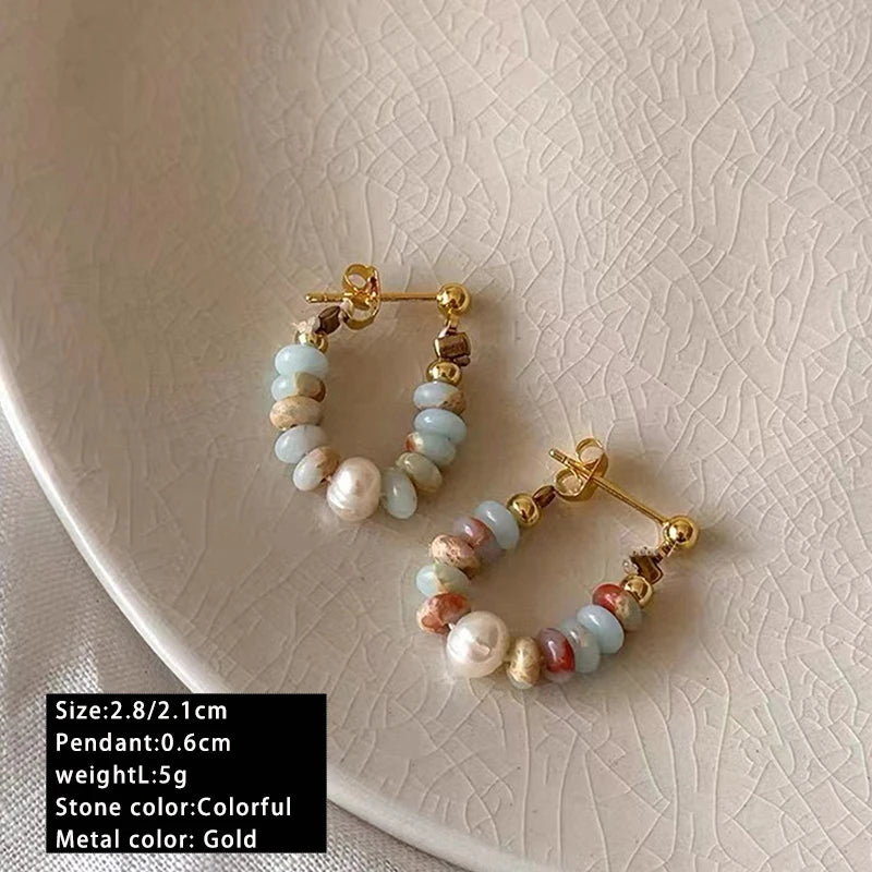 Women’s Natural Stone Pearl Bracelet – Party Jewelry