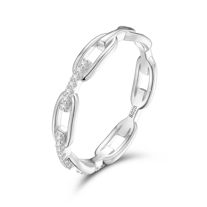 Luxury Moissanite Engagement and Wedding Ring in Gold-Tone Silver