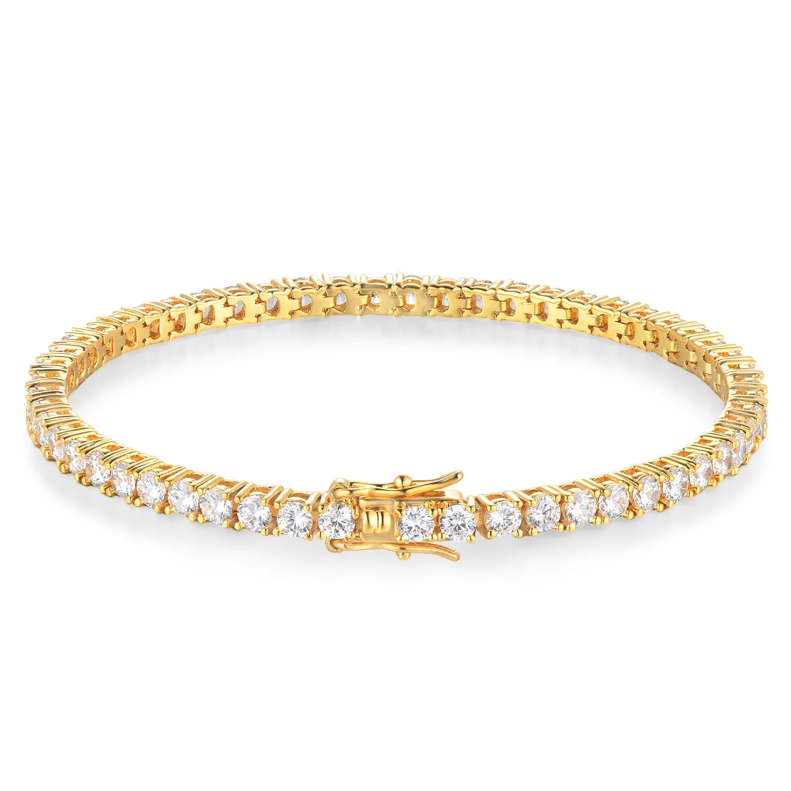 Classic Moissanite Tennis Bracelet in Sterling Silver