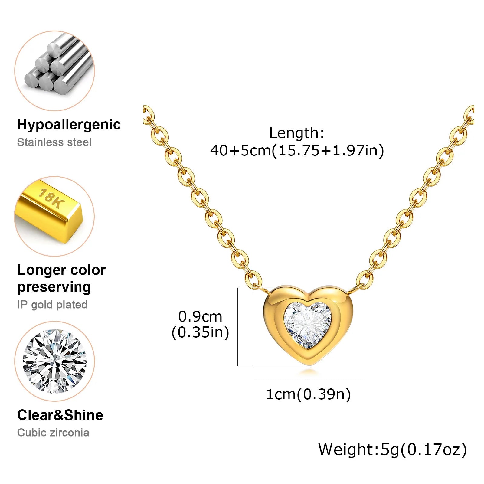 Women’s Layered Stainless Steel Necklace – Minimalist & Nickel-Free