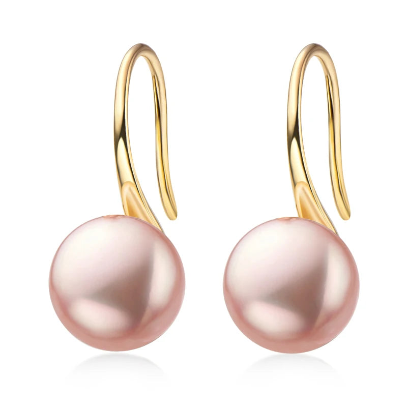 Natural Freshwater Pearl Earrings for Women – Elegant Jewelry Gift