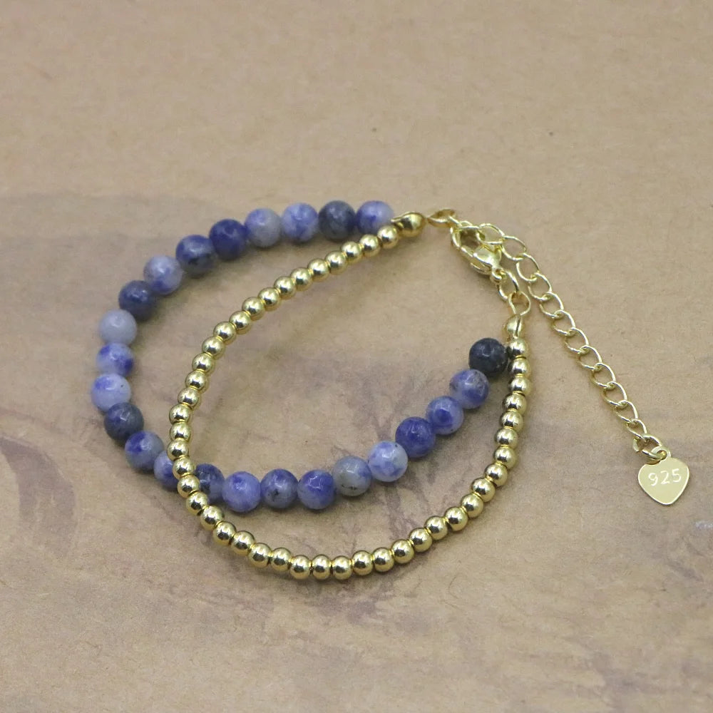 Vintage Stone Baby Bracelet  Luxury Western Girl's Jewelry