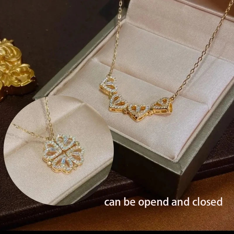 Pendant Stainless Steel Necklace – Korean Fashion for Women