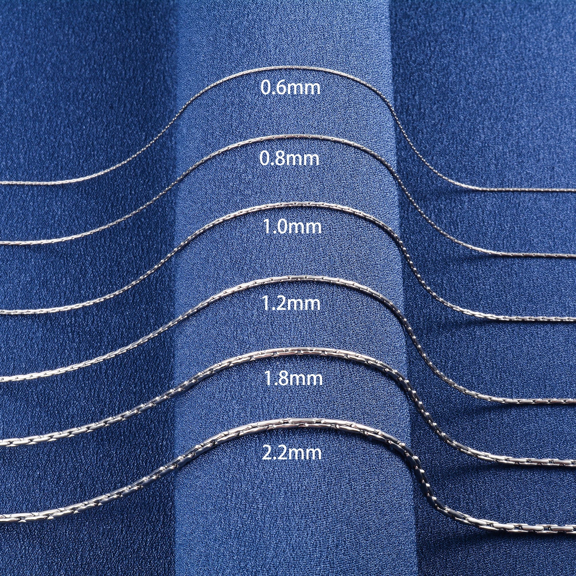 Stainless Steel Thin Cable Chain Necklace – Silver Choker for Men and Women