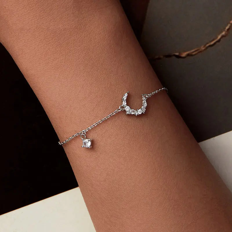 Sterling Silver Moonlight Bracelet for Women – Wedding & Birthday Gift