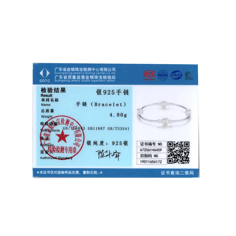 Elegant Sterling Silver Pearl Stretch Bracelet for Women