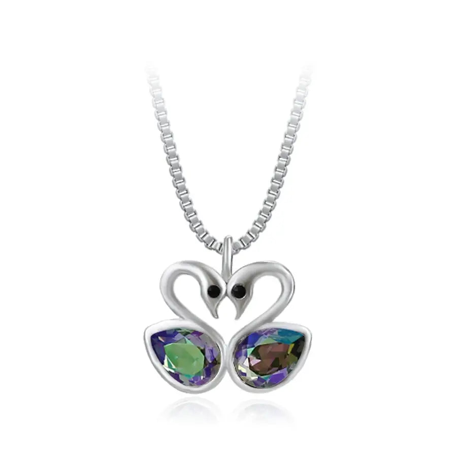 Jewelry Fashion New Crystals Pendant Necklaces for Girl Brithday Gift