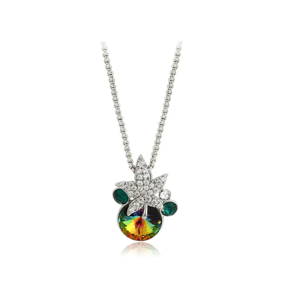 Square Crystal Pendant Necklace – New Arrival Women’s Jewelry Gift