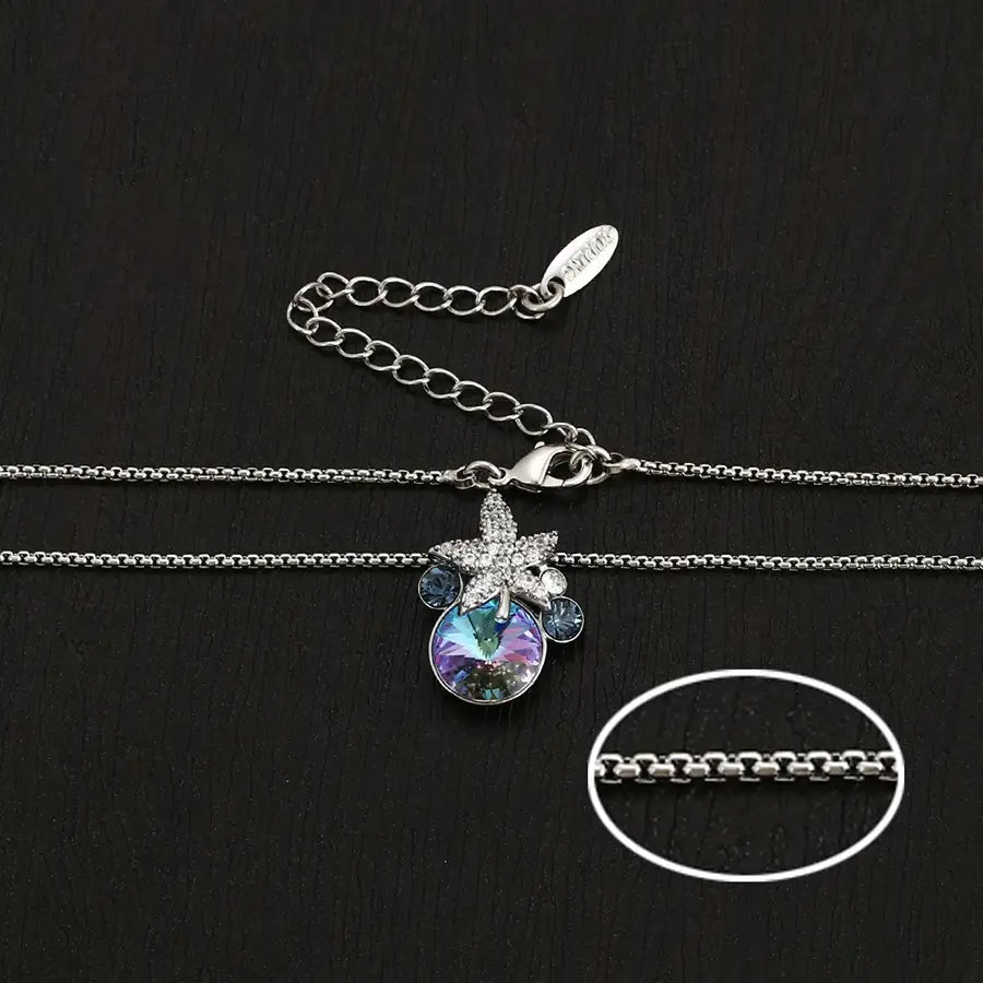 Square Crystal Pendant Necklace – New Arrival Women’s Jewelry Gift
